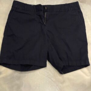J. Crew Women’s Navy Blue Chino Shorts Size 4-7’ inseam